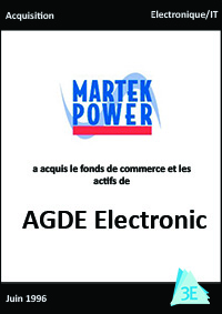 MARTEK/AGDE Electronic