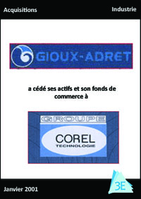 GIOUX ADRET / GROUPE COREL TECHNOLOGIE