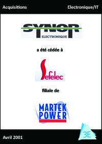 SYNOR ELECTRONIQUE / SEFELEC – MARTEK POWER