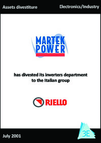 MARTEK POWER / RIELLO