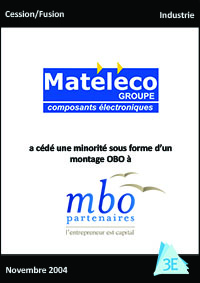 MATELECO / MBO PARTENAIRES – OBO