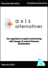 AXIS ALTERNATIVES – LMBO sponsorless